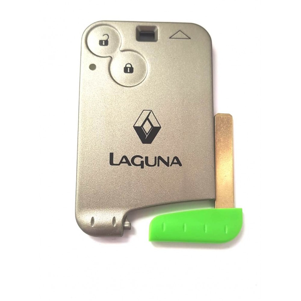 Carcasa Cartela Renault Laguna, 2 butoane, cu lamela