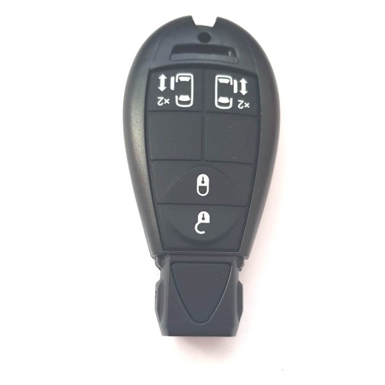 Carcasa cheie Jeep 4+1 buton panica negru Carcasa cheie Jeep 4+1 buton panica negru