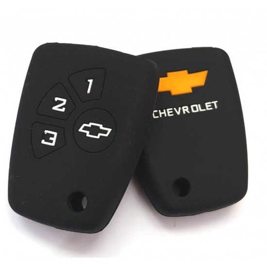 Husa silicon Chevrolet 3 butoane SIL 118
