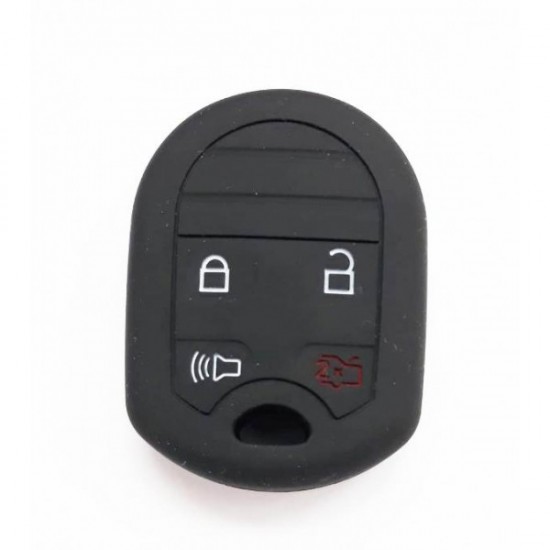 Husa silicon Ford 4 but cu emblema SIL 241