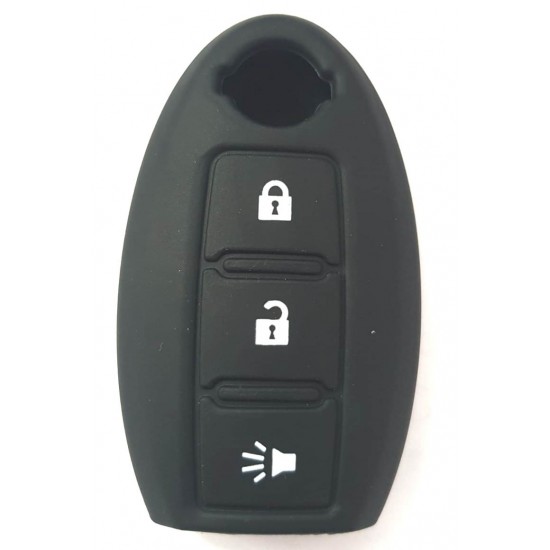 Husa silicon Nissan 2+1 buton panica SIL 310