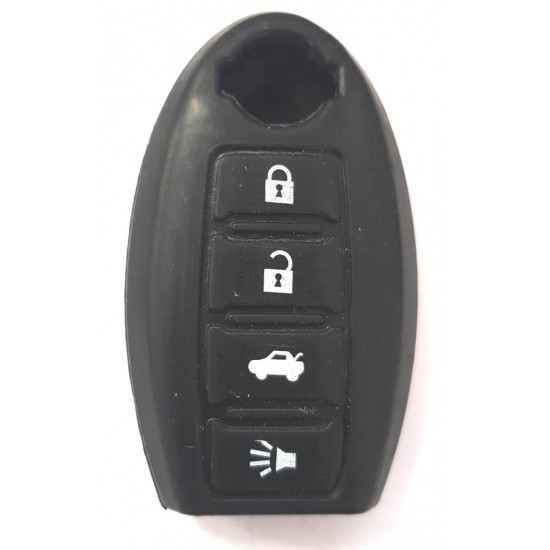 Husa silicon Nissan 3+1 buton panica SIL 309