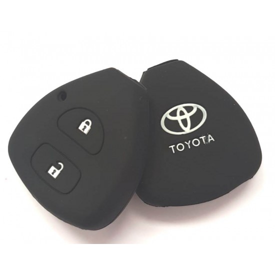 Husa silicon Toyota 2 but cu emblema SIL 274