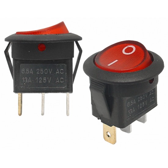 Intrerupator led rotund