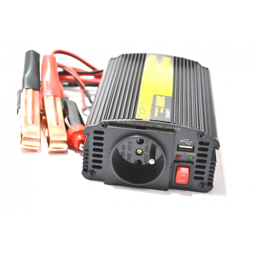 Invertor 300W cu USB 12V