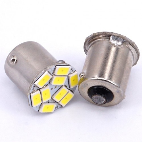 Set 2 becuri auto 1156/P21W- 9 smd 
