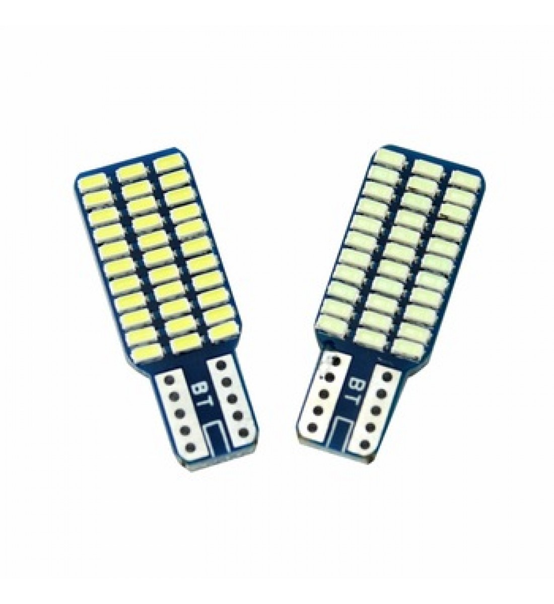 Set 2 becuri auto W5W/ T10 -33 smd alb rece-CANBUS