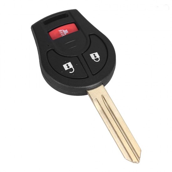 Carcasa cheie Nissan 2+1 buton panica Carcasa cheie Nissan 2+1 buton panica