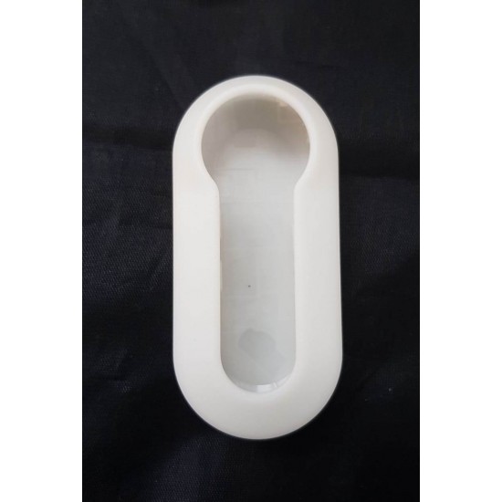 Husa pentru cheie Fiat alb laptos Husa pentru cheie Fiat alb laptos