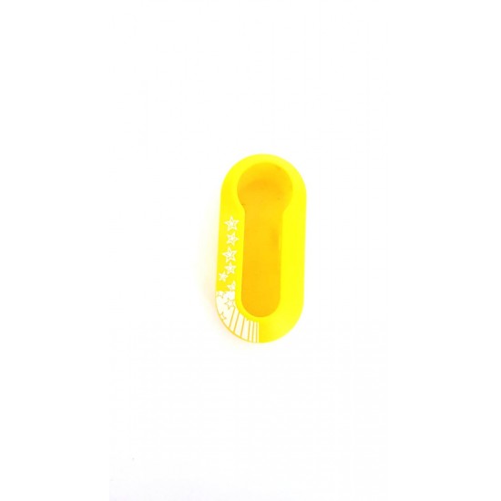 Husa pentru cheie Fiat galbena Husa pentru cheie Fiat galbena