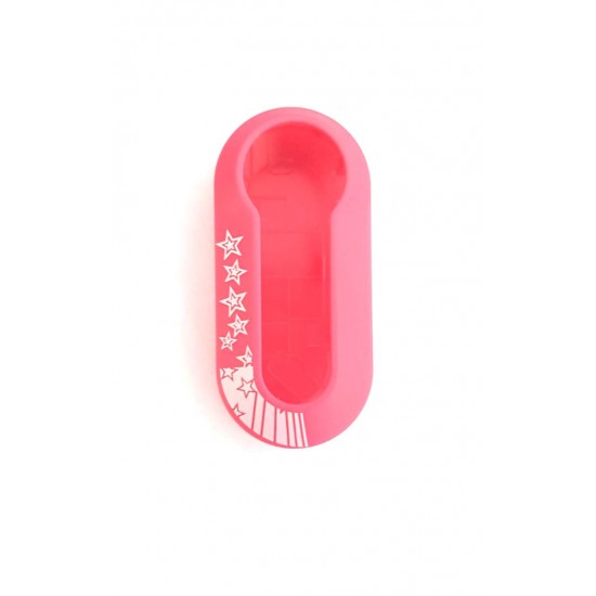 Husa pentru cheie Fiat roz