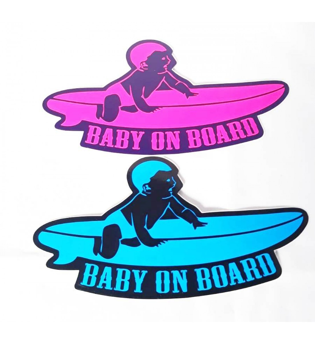 Abțibild baby on board surf