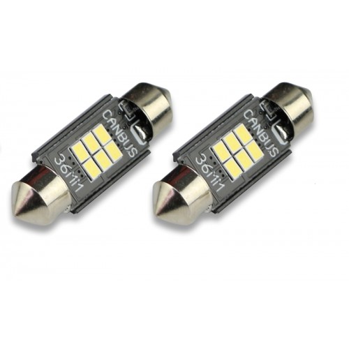 Set 2 becuri auto C5W/ sofit- 6 smd- 41mm- CANBUS