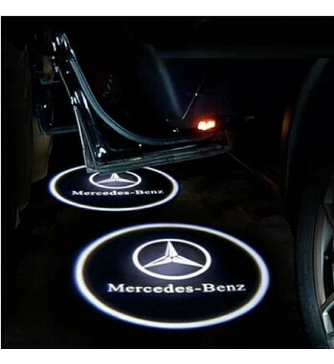 Set lampi portiera logo Mercedes