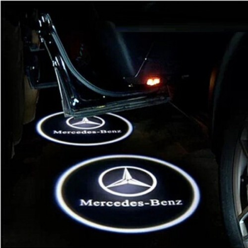 Set lampi portiera logo Mercedes