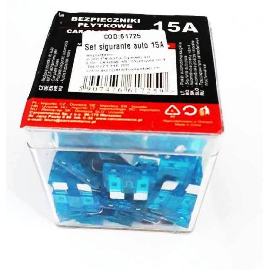 Set sigurante auto 15A
