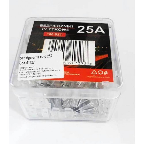 Set sigurante auto 25A