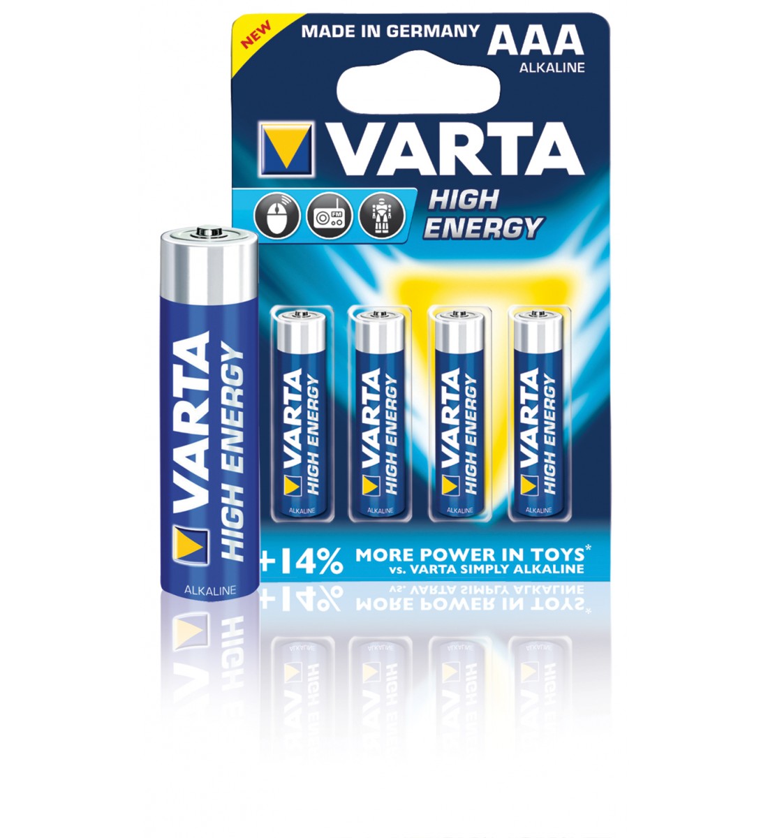 Set 4 baterii Varta High Energy R3