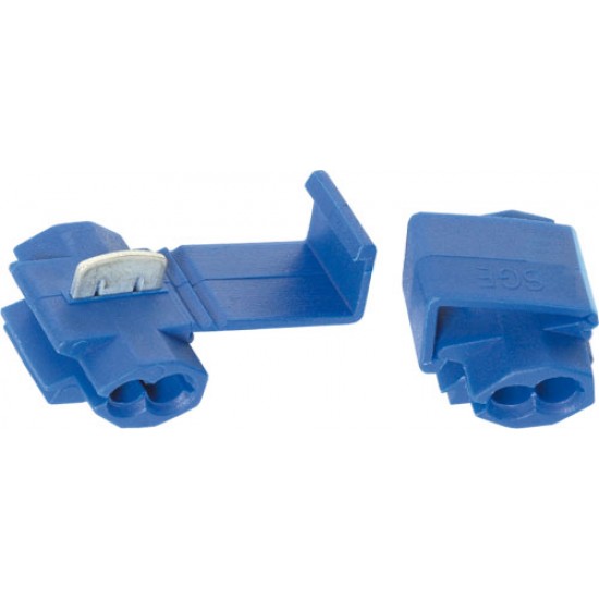 Conector 2 fire albastru 