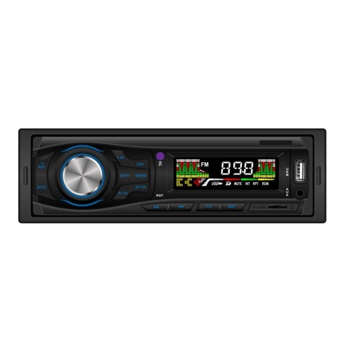 MP3 Player Auto 4x50W cu Fata Fixă, Telecomandă și Intrare AUX – Ecran LCD Color, USB și SD