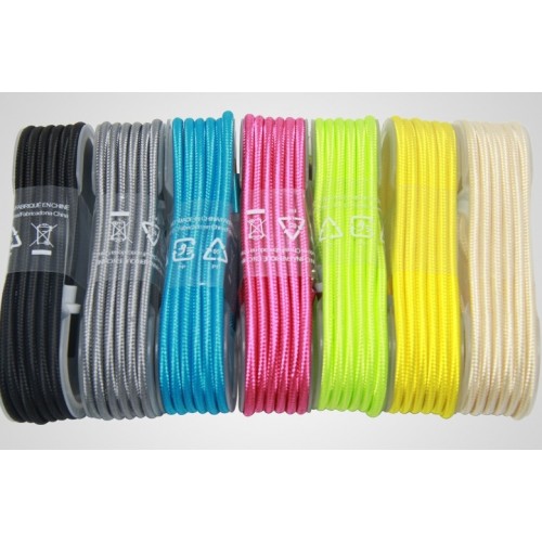 Cablu tip C textil negru