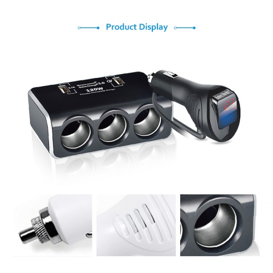 Incarcator bricheta cu voltmetru Incarcator bricheta cu voltmetru