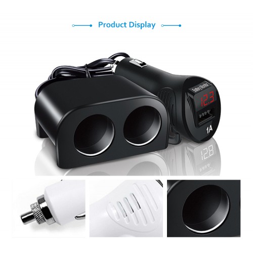 Incarcator bricheta cu voltmetru