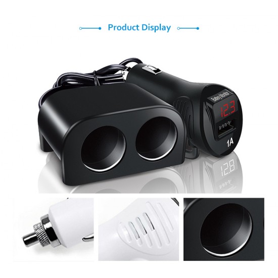 Incarcator bricheta cu voltmetru Incarcator bricheta cu voltmetru