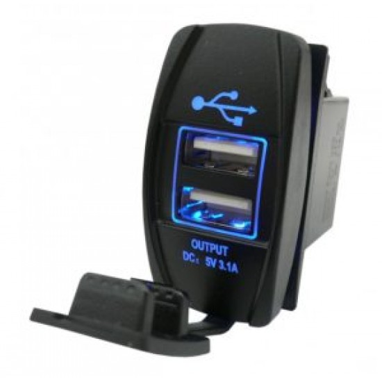 Mufa 2 USB 12/24V 3.1A Mufa 2 USB 12/24V 3.1A