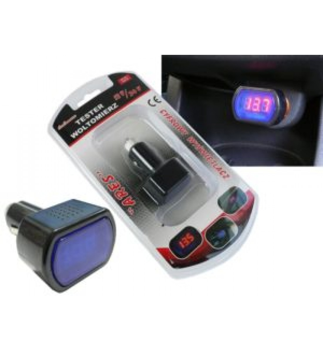 Voltmetru bricheta 12-24V Voltmetru bricheta 12-24V