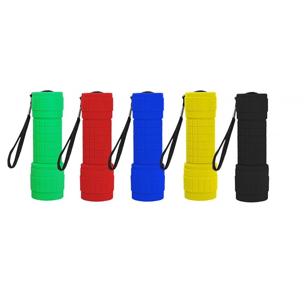 Lanterna 9 led-uri rosu