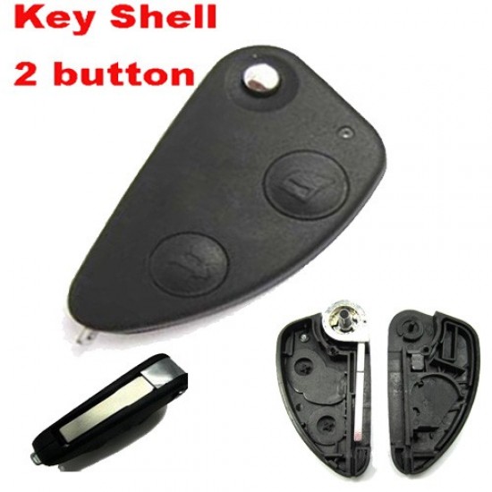 Carcasa cheie briceag  Alfa Romeo 2 butoane Carcasa cheie briceag  Alfa Romeo 2 butoane