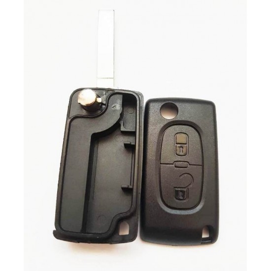 Carcasa Cheie Briceag Citroen, 2 but, fara locas pentru baterie