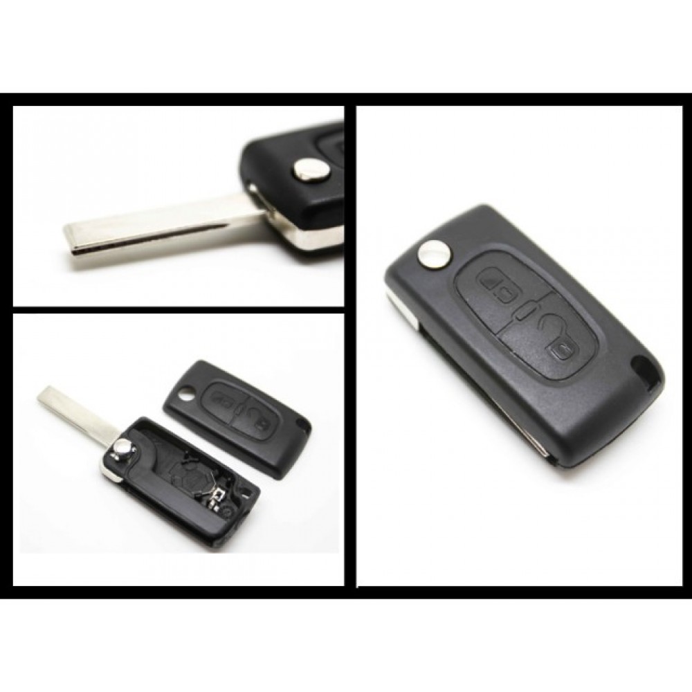 Carcasa Cheie Briceag Citroen 2 but cu locas pentru baterie