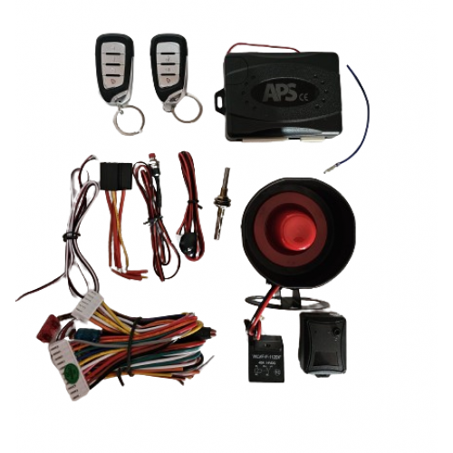 Alarma auto cu inchidere centralizata, 2 telecomenzi cu 4 butoane EG-D39