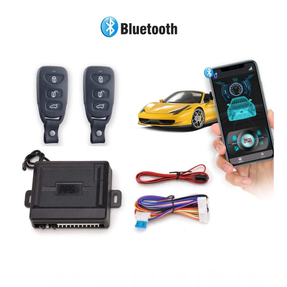 Modul inchidere centralizata cu Bluetooth cu 2 telecomenzi
