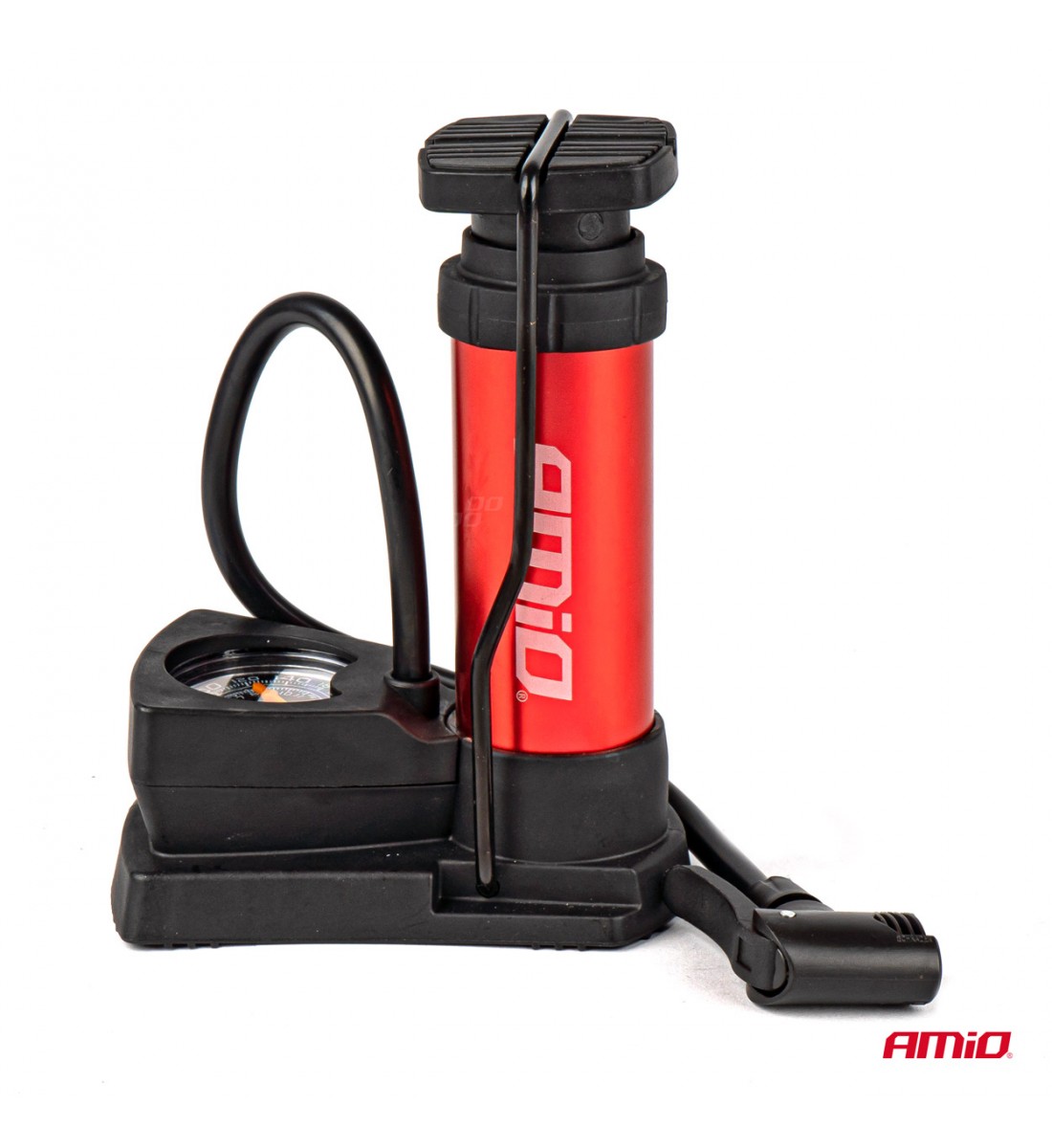 Pompă de picior mini de înaltă presiune cu manometru PU03 - AutoParadoxSystem.ro Produs - Pompă de picior mini de înaltă presiune cu manometru PU03 - AutoParadoxSystem.ro