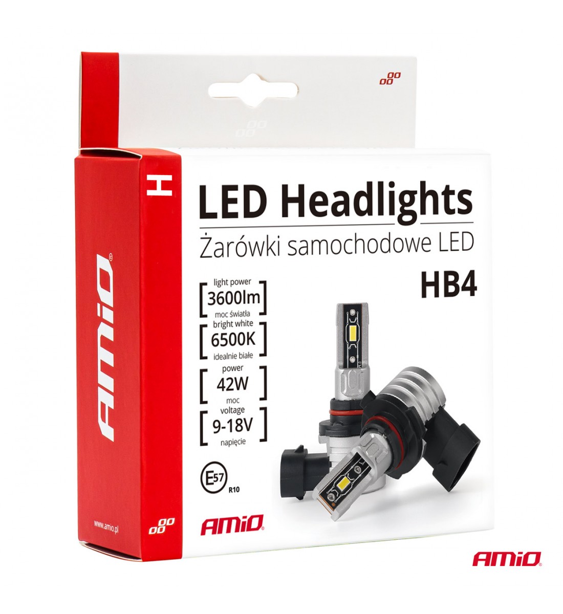 Set becuri cu led HB4 9006 H-mini AMiO