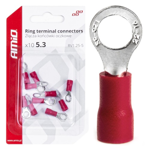 Conectori terminale inel RV 1.25-5 10 buc
