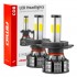 Set Becuri auto  AMiO H4 COB 4Side