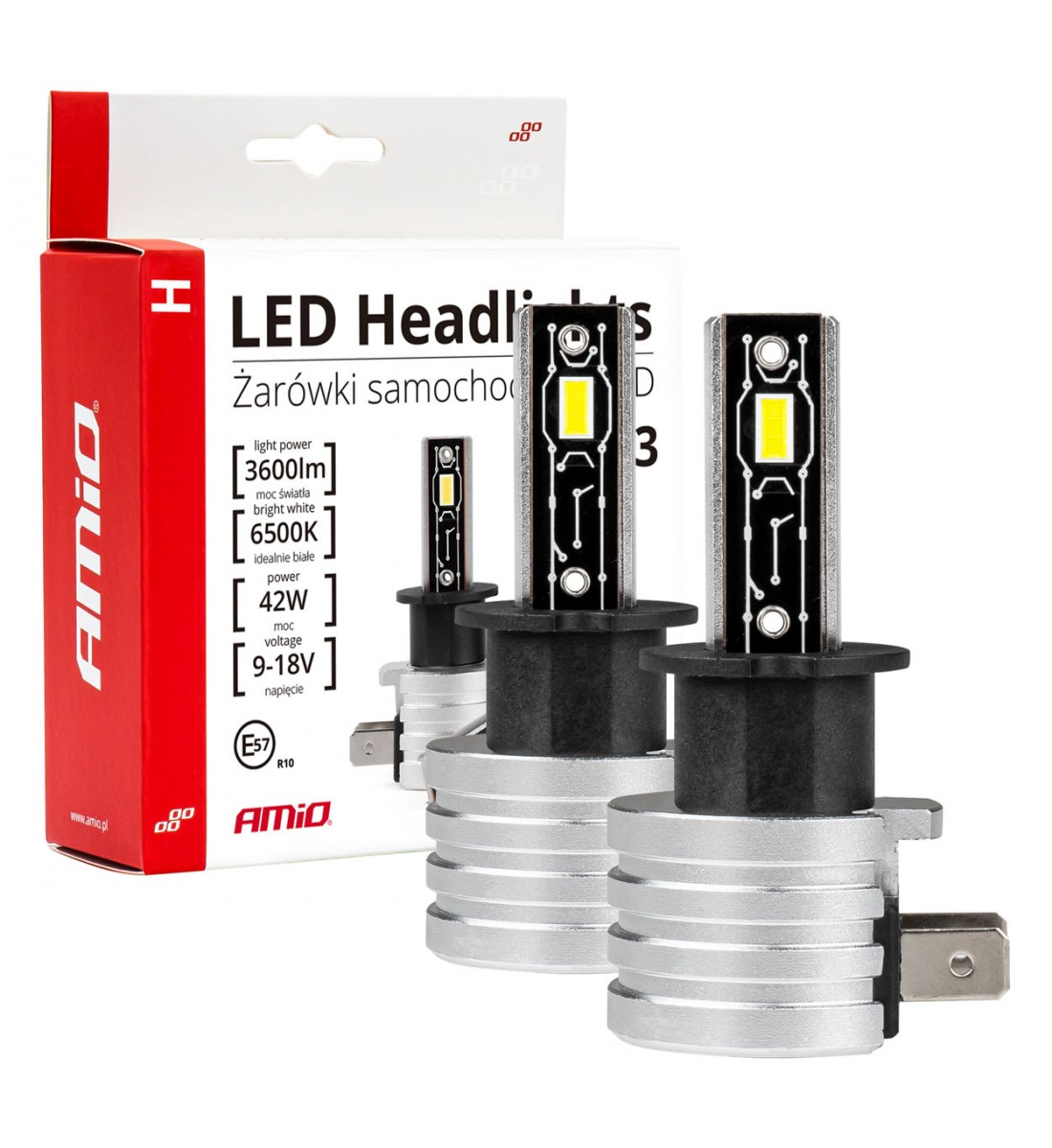 Set becuri auto H3 H-mini AMiO Set becuri auto H3 H-mini AMiO