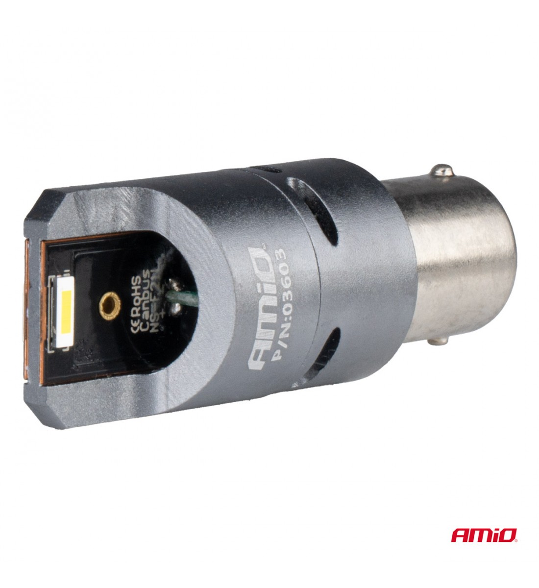 Becuri LED FULL CANBUS PRO BA15S P21W 2x1860SMD alb 12V 24V AMIO-03603 - AutoParadoxSystem.ro Produs - Becuri LED FULL CANBUS PRO BA15S P21W 2x1860SMD alb 12V 24V AMIO-03603 - AutoParadoxSystem.ro