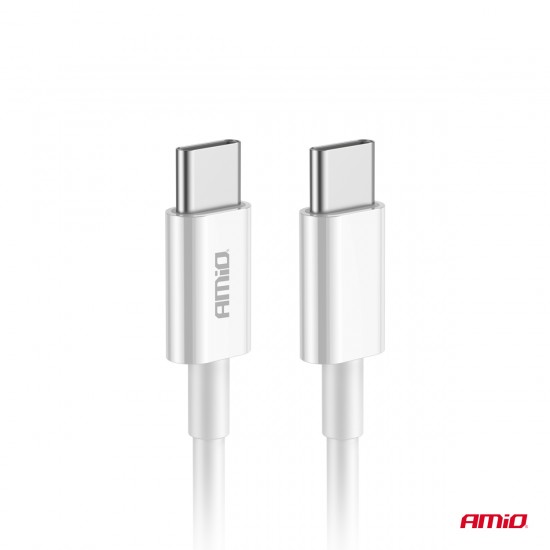 Cablu de încărcare USB-C - USB-C 60W 100cm FullLINK AMIO-03896 Cablu de încărcare USB-C - USB-C 60W 100cm FullLINK AMIO-03896