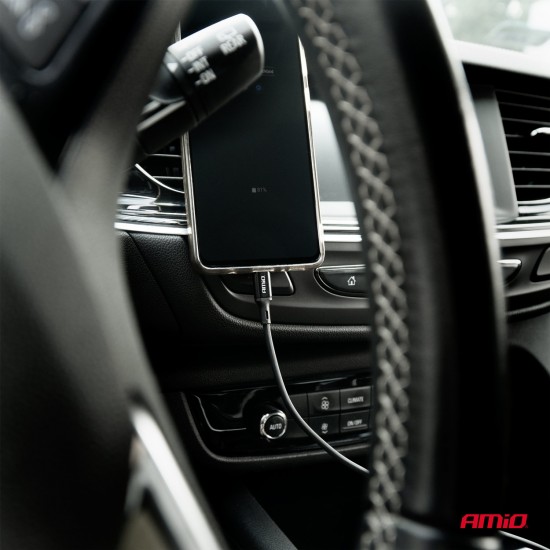 Cablu de încărcare USB-A - USB-C 3A 100cm FullLINK AMIO-03923 Cablu de încărcare USB-A - USB-C 3A 100cm FullLINK AMIO-03923