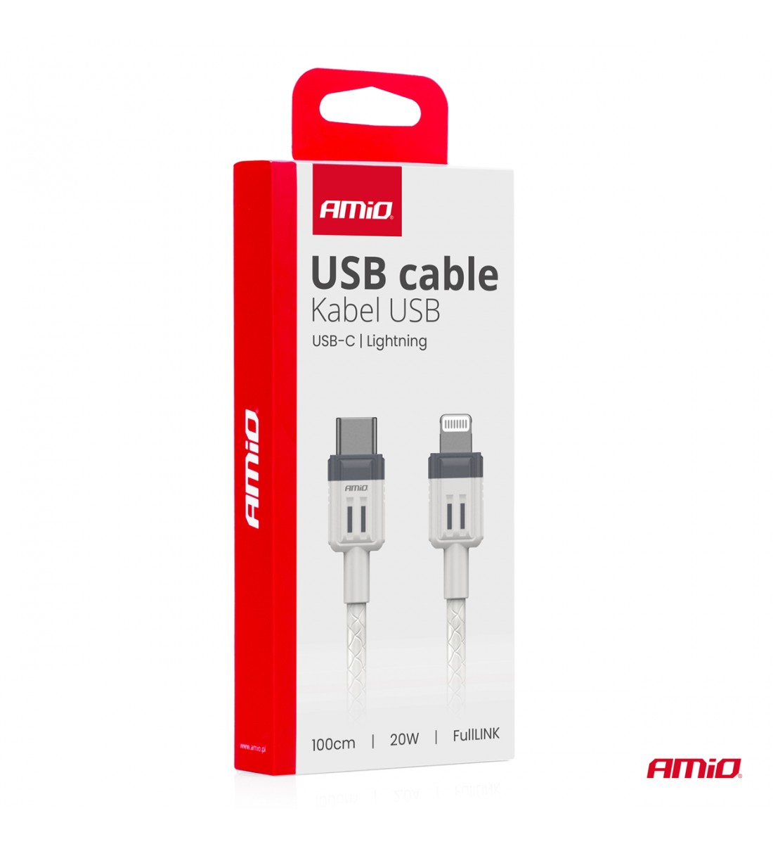 Cablu de încărcare USB-C - IPHONE LIGHTNING FullLINK 20W 100cm AMIO-03910 - AutoParadoxSystem.ro Produs - Cablu de încărcare USB-C - IPHONE LIGHTNING FullLINK 20W 100cm AMIO-03910 - AutoParadoxSystem.ro