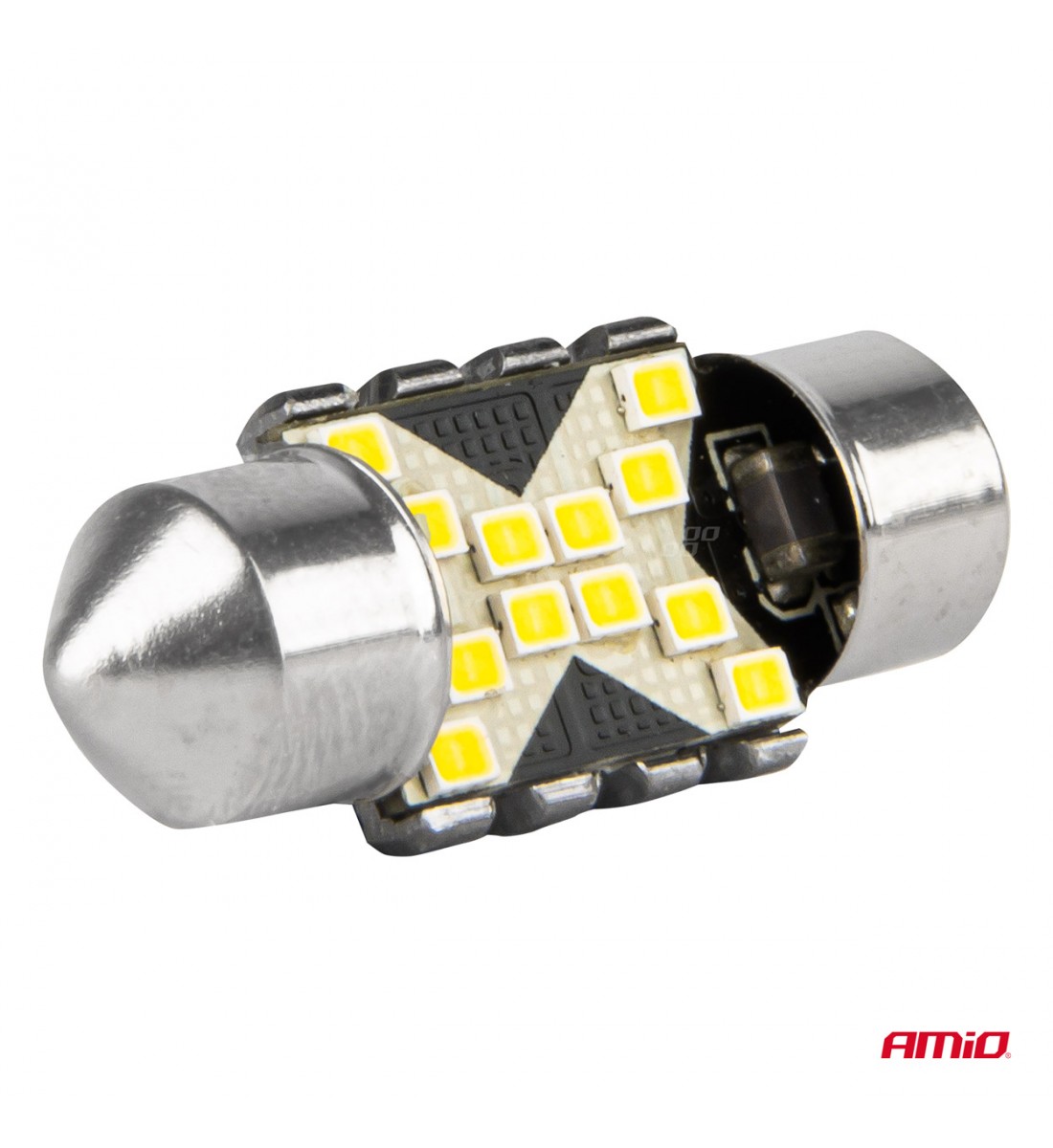 Becuri LED CANBUS Festoon C5W 12SMD 2016 31mm Alb 12V 24V AMIO-04235 - AutoParadoxSystem.ro Produs - Becuri LED CANBUS Festoon C5W 12SMD 2016 31mm Alb 12V 24V AMIO-04235 - AutoParadoxSystem.ro