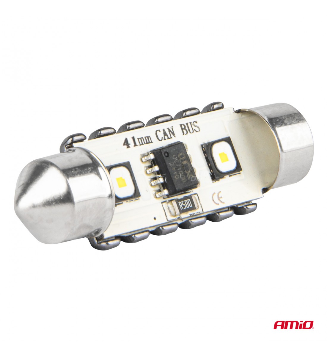 Becuri LED CANBUS Festoon C5W 2SMD 3838 41mm Alb 12V 24V AMIO-04250 - AutoParadoxSystem.ro Produs - Becuri LED CANBUS Festoon C5W 2SMD 3838 41mm Alb 12V 24V AMIO-04250 - AutoParadoxSystem.ro