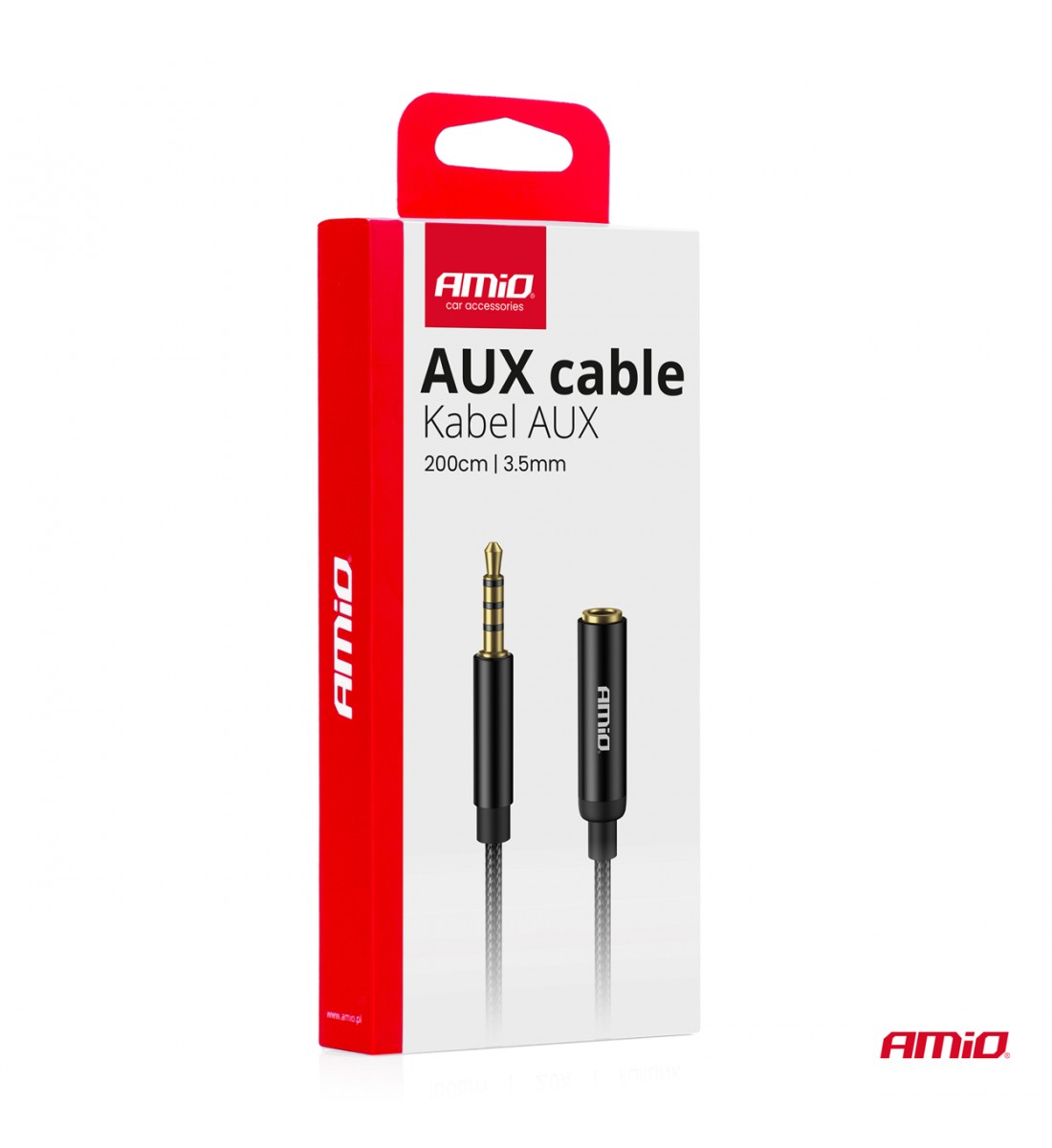 Cablu audio AUX Mini Jack 3.5mm 2m AMIO-04296 - AutoParadoxSystem.ro Produs - Cablu audio AUX Mini Jack 3.5mm 2m AMIO-04296 - AutoParadoxSystem.ro