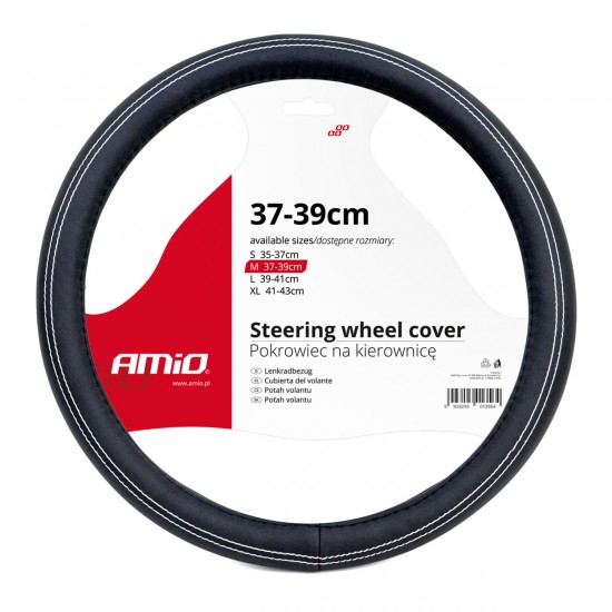 Husa pentru volan auto M 37-39cm SWC-15-M AMIO-01380 Husa pentru volan auto M 37-39cm SWC-15-M AMIO-01380