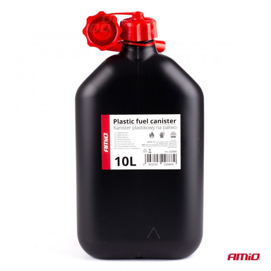 Canistra  de combustibil din plastic 10L, negru AMIO  Canistra  de combustibil din plastic 10L, negru AMIO